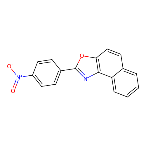 2-(4-Nitrophenyl)benzo[e][1,3]benzoxazole structure