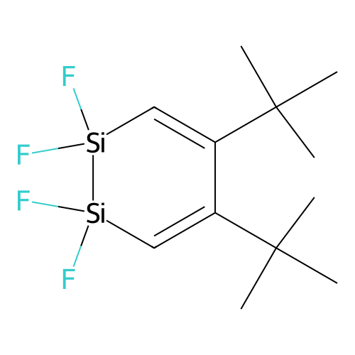4,5-Ditert-butyl-1,1,2,2-tetrafluorodisiline structure