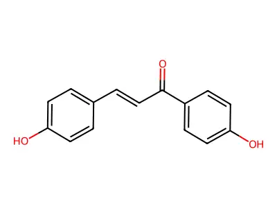 1,3-Bis(4-hydroxyphenyl)prop-2-en-1-one structure