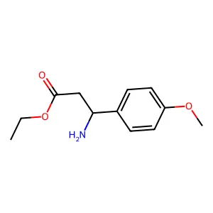 ethyl (3S)-3-amino-3-(4-methoxyphenyl)propanoate structure