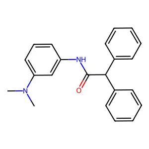 N-[3-(dimethylamino)phenyl]-2,2-diphenylacetamide structure