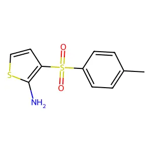2-Thiophenamine, 3-[(4-methylphenyl)sulfonyl]- structure