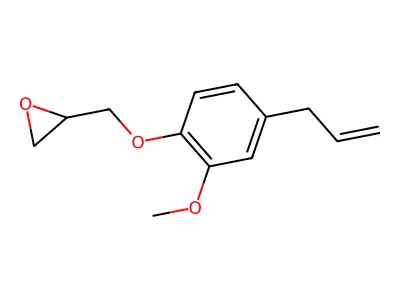 2-[(4-Allyl-2-methoxyphenoxy)methyl]oxirane structure