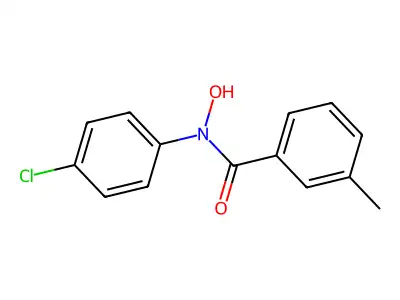 N-对氯苯基-M-甲基苯甲氧肟酸 structure