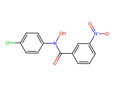 N-对氯苯基-间硝基苯甲氧肟酸 structure