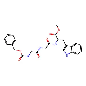 Methyl N-[(benzyloxy)carbonyl]glycylglycyltryptophanate structure