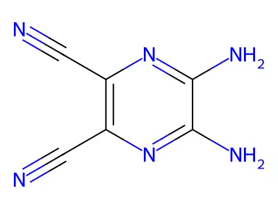5,6-Diamino-2,3-dicyanopyrazine structure