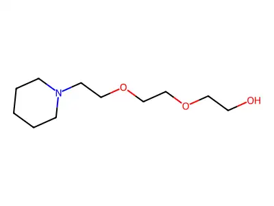 2-[2-(2-Piperidylethoxy)ethoxy]ethan-1-ol structure