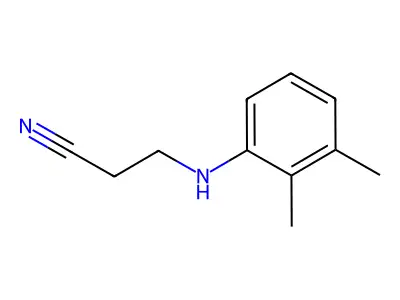 3-[(2,3-Dimethylphenyl)amino]propanenitrile structure