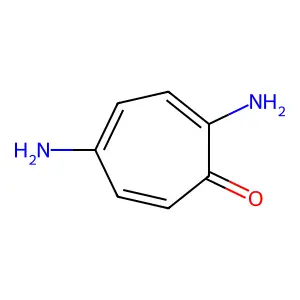 2,5-Diaminotropone structure