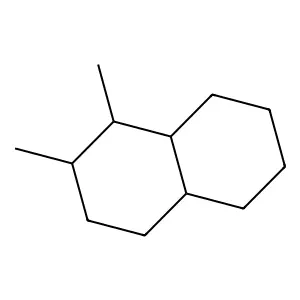 Decahydro-1,2-dimethylnaphthalene structure