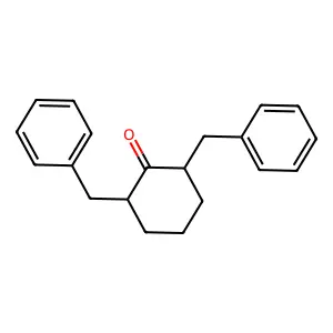 2,6-Dibenzylcyclohexan-1-one structure