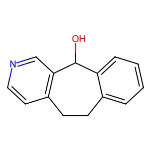 11H-Benzo(5,6)cyclohepta(1,2-c)pyridin-11-ol, 5,6-dihydro- structure