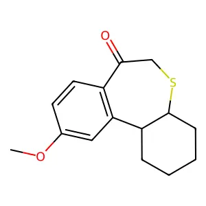 1,2,3,4-Tetrahydro-2-benzyl-N,4,4-trimethyl-2-naphthylamine hydrochloride structure