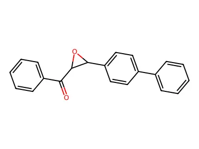 4-Phenylchalcone oxide structure