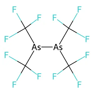 Diarsine, tetrakis(trifluoromethyl)- structure