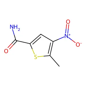 5-Methyl-4-nitrothiophene-2-carboxamide structure
