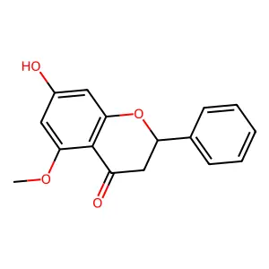 (-)-Alpinetin structure
