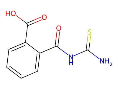 2-(Carbamothioylcarbamoyl)benzoic acid structure