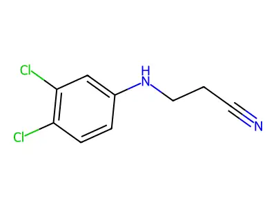 3-[(3,4-Dichlorophenyl)amino]propanenitrile structure