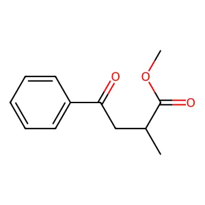 Methyl 2-methyl-4-oxo-4-phenylbutanoate structure