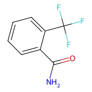 2-Trifluoromethylbenzamide structure