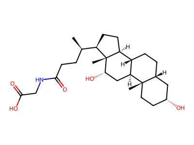 甘氨脱氧胆酸 structure