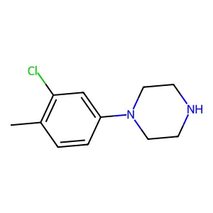 1-(3-Chloro-4-methylphenyl)piperazine structure