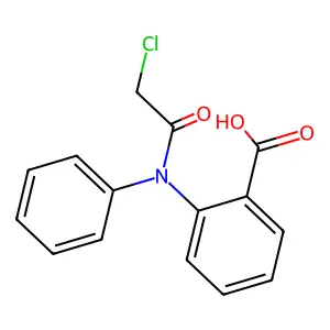 Benzoic acid, 2-[(2-chloroacetyl)phenylamino]- structure