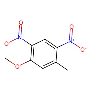Benzene, 1-methoxy-5-methyl-2,4-dinitro- structure