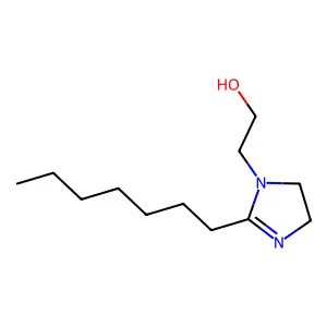 Caprylyl hydroxyethyl imidazoline structure