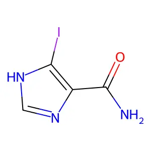 5-iodo-1H-imidazole-4-carboxamide structure