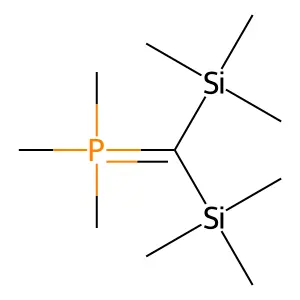 Phosphane, (bis(trimethylsilyl)methylene)trimethyl- structure