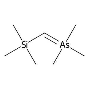 Arsenic, trimethyl((trimethylsilyl)methylene)- structure