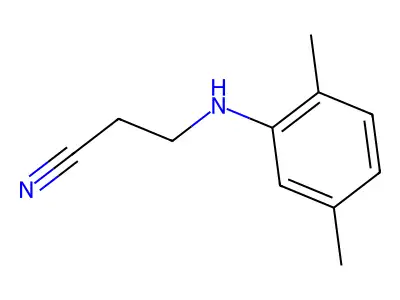 3-[(2,5-Dimethylphenyl)amino]propanenitrile structure