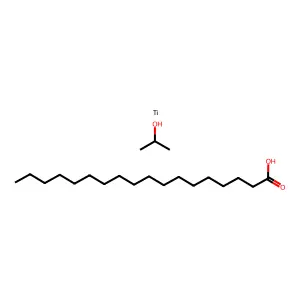 (Propan-2-olato)(stearate-O)titanium structure
