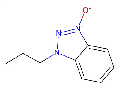 1-Propyl-1H-1,2,3-benzotriazol-3-ium-3-olate structure