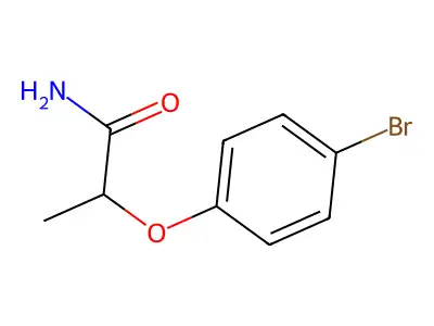 2-(4-Bromophenoxy)propanamide structure
