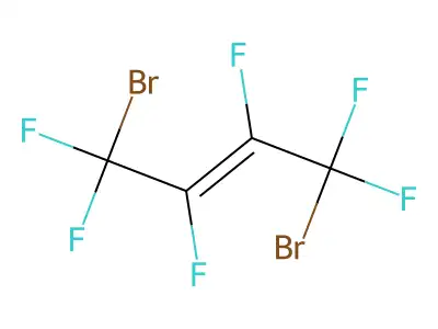 1,4-Dibromohexafluoro-2-butene structure