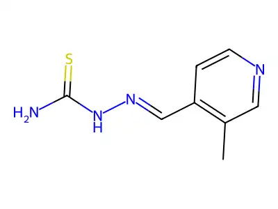 2-[(3-Methyl-4-pyridinyl)methylene]hydrazinecarbothioamide structure
