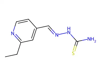 [(2-Ethyl-4-pyridinyl)methylideneamino]thiourea structure