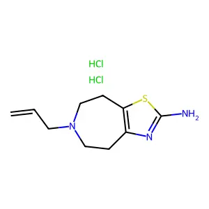 Talipexole dihydrochloride structure