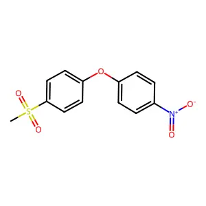 1-(Methylsulfonyl)-4-(4-nitrophenoxy)benzene structure