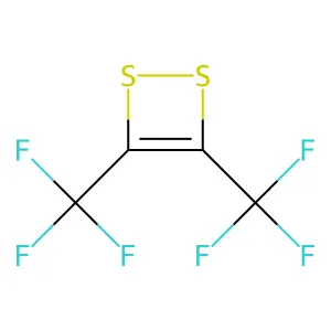 二(三氟甲基)二硫杂环丁烯 structure