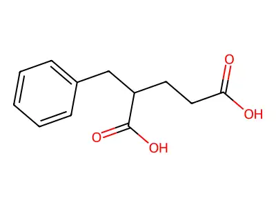 2-Benzylpentanedioic acid structure