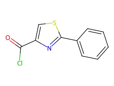 2-Phenyl-1,3-thiazole-4-carbonyl chloride structure