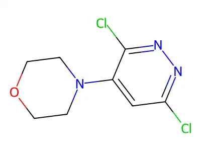 4-(3,6-Dichloropyridazin-4-yl)morpholine structure