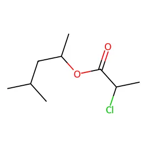 4-Methylpentan-2-yl 2-chloropropanoate structure