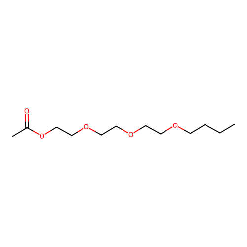 2-[2-(2-Butoxyethoxy)ethoxy]ethyl acetate structure