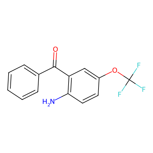 (2-Amino-5-trifluoromethoxy-phenyl)-phenyl-methanone structure